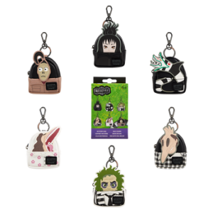 Beetlejuice Exclusive Cosplay Mystery Mini Backpack Keychain Charm