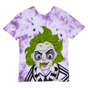 Beetlejuice & Lydia Deetz Reversible Tie-Dye Unisex Tee