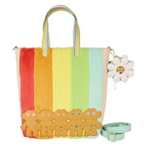 Classic Good Luck Trolls Plush Glitter Tote Crossbody Bag with Coin Bag