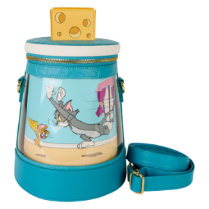 Tom and Jerry Spinning Scene Crossbody Bag