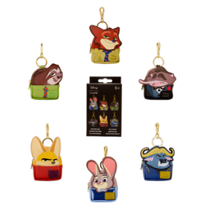 Zootopia 2 Cosplay Mystery Mini Backpack Keychain Charm