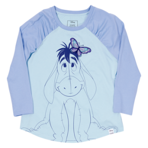 Winnie The Pooh Eeyore Unisex Raglan Tee