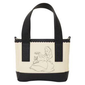Alice in Wonderland Mini Tote Crossbody Bag