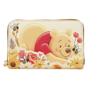 Winnie the Pooh Bees & Flowers Zip Around Wallet